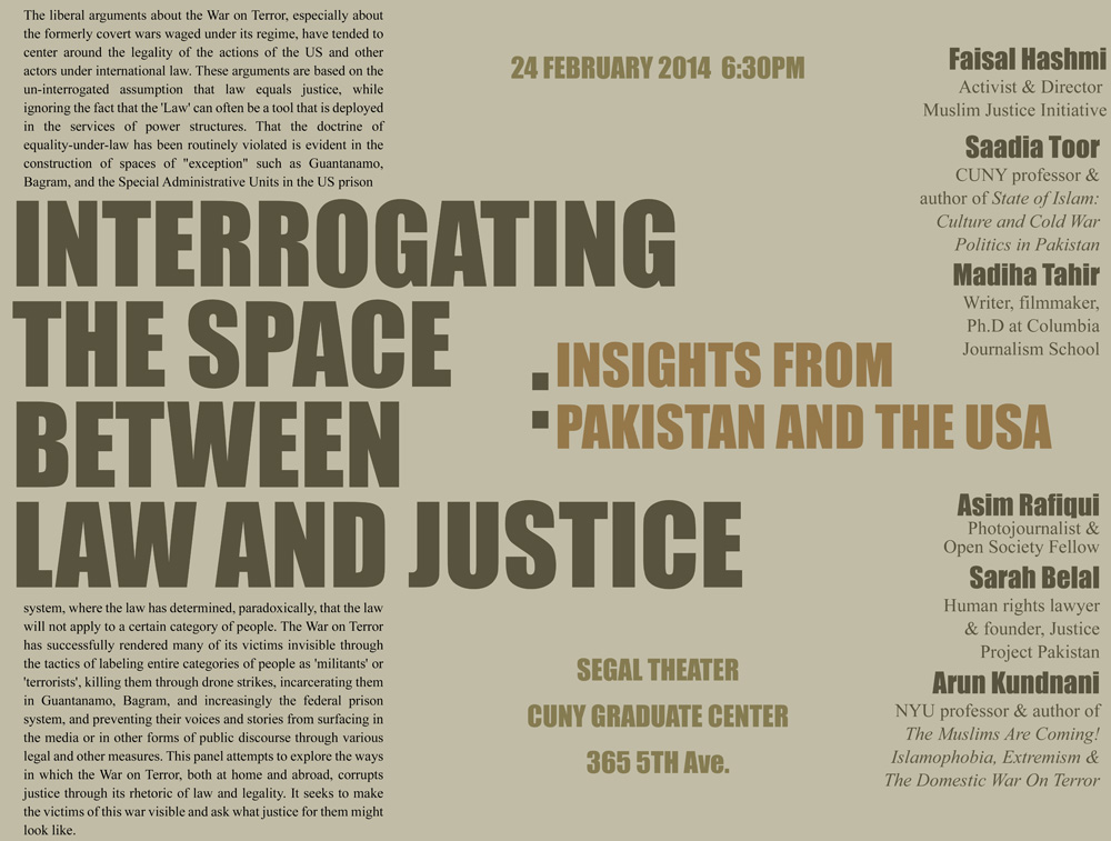 Interrogating the Space between Law and Justice: Insights from Pakistan and US